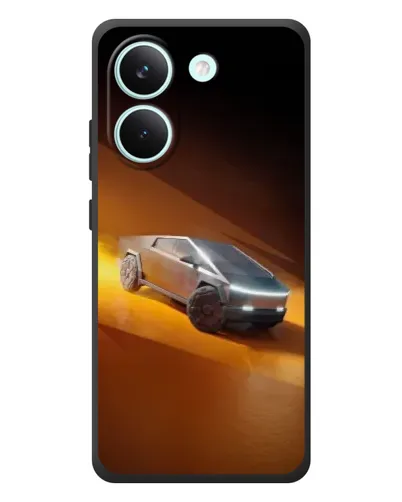 Чохол для Xiaomi Poco X8 Pro з картинкою «Cybertruck у пустелі»