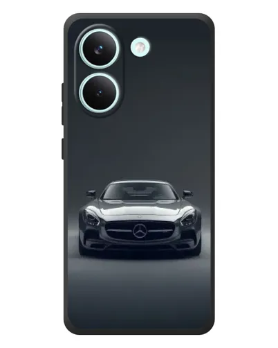 Чехол для Xiaomi Poco X8 Pro с картинкой «Mercedes на черном» Чехол для Xiaomi Poco X8 Pro с картинкой «Mercedes на черном»