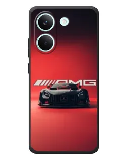 Чохол для Xiaomi Poco X8 Pro з картинкою «Mercedes AMG — червона лінія»