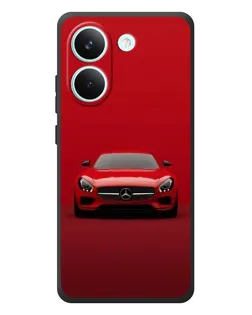 Чехол для Xiaomi Poco X8 Pro с картинкой «Красный Mercedes AMG»