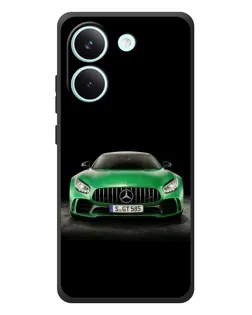 Чохол для Xiaomi Poco X8 Pro з картинкою «Mercedes — неоновий лого»