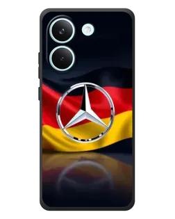 Чохол для Xiaomi Poco X8 Pro з картинкою «Mercedes — прапор Німеччини»