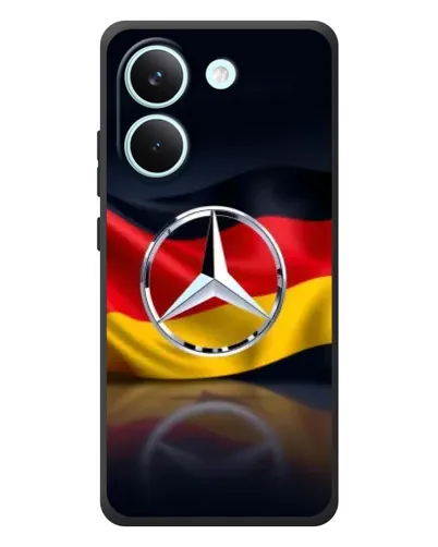 Чохол для Xiaomi Poco X8 Pro з картинкою «Mercedes — прапор Німеччини»