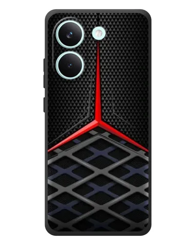 Чохол для Xiaomi Poco X8 Pro з картинкою «Mercedes Carbon Grid»