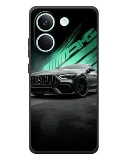 Чохол для Xiaomi Poco X8 Pro з картинкою «Темний Mercedes AMG»