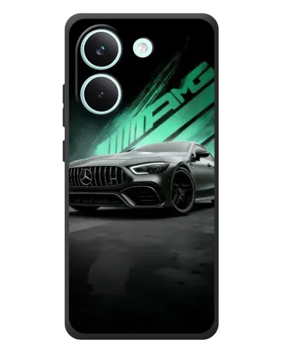 Чохол для Xiaomi Poco X8 Pro з картинкою «Темний Mercedes AMG»