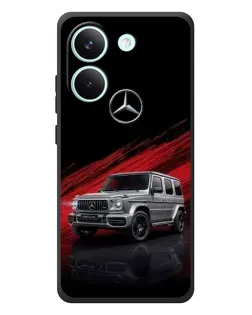 Чохол для Xiaomi Poco X8 Pro з картинкою «Mercedes G-Class червоний»