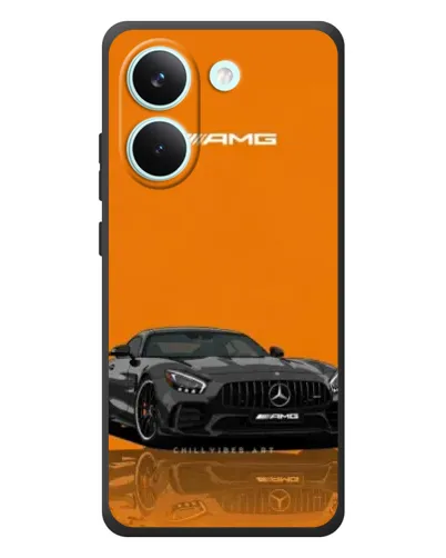 Чохол для Xiaomi Poco X8 Pro з картинкою «Помаранчевий Mercedes AMG»