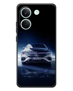 Чохол для Xiaomi Poco X8 Pro з картинкою «Нічний Mercedes EQ»