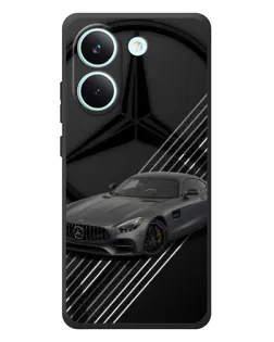 Чохол для Xiaomi Poco X8 Pro з картинкою «Mercedes AMG — графіка»