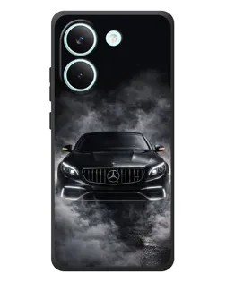 Чохол для Xiaomi Poco X8 Pro з картинкою «Mercedes у диму»