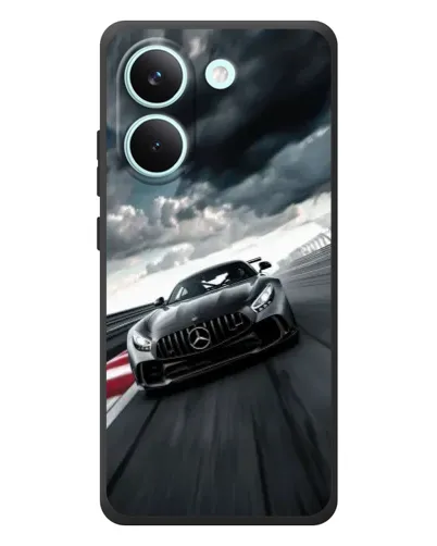 Чохол для Xiaomi Poco X8 Pro з картинкою «Гоночний Mercedes AMG»