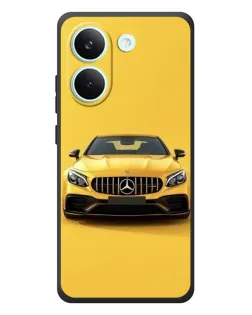 Чохол для Xiaomi Poco X8 Pro з картинкою «Жовтий Mercedes GT»