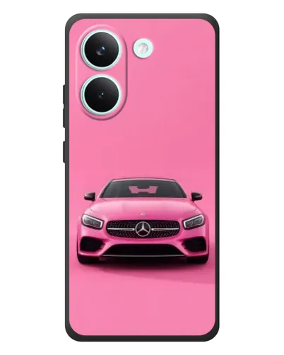 Чохол для Xiaomi Poco X8 Pro з картинкою «Рожевий Mercedes AMG»