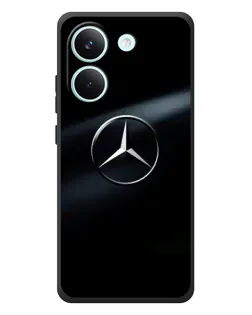 Чохол для Xiaomi Poco X8 Pro з картинкою «Mercedes на металі»
