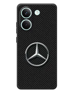 Чохол для Xiaomi Poco X8 Pro з картинкою «Карбоновий Mercedes стиль»