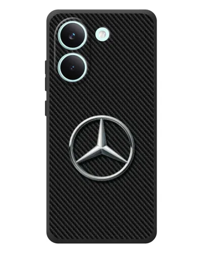 Чохол для Xiaomi Poco X8 Pro з картинкою «Карбоновий Mercedes стиль»