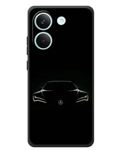 Чохол для Xiaomi Poco X8 Pro з картинкою «Mercedes — силует авто» Чохол для Xiaomi Poco X8 Pro з картинкою «Mercedes — силует авто»