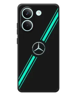 Чохол для Xiaomi Poco X8 Pro з картинкою «Спортивні лінії Mercedes» Чохол для Xiaomi Poco X8 Pro з картинкою «Спортивні лінії Mercedes»