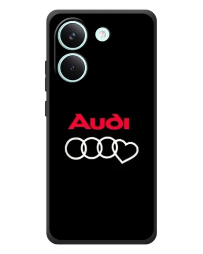 Чохол для Xiaomi Poco X8 Pro з картинкою «Логотип Audi Heart»