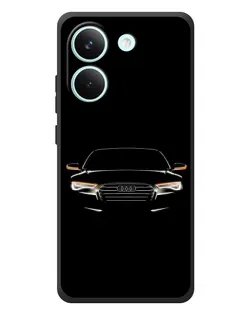 Чохол для Xiaomi Poco X8 Pro з картинкою «Audi — нічний контур»