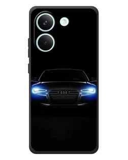 Чохол для Xiaomi Poco X8 Pro з картинкою «Audi в неоні»