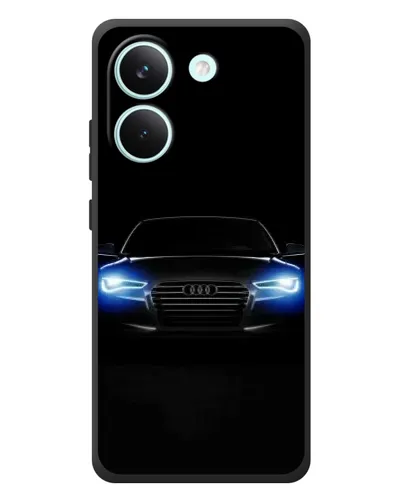 Чохол для Xiaomi Poco X8 Pro з картинкою «Audi в неоні»