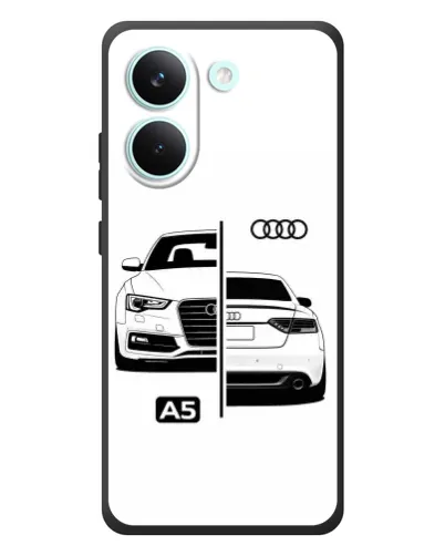 Чохол для Xiaomi Poco X8 Pro з картинкою «Audi — контрастний дизайн»