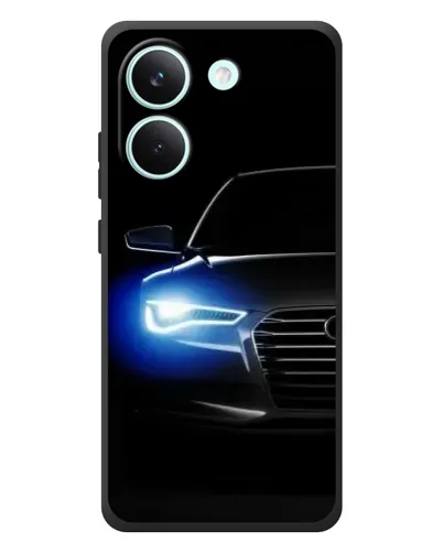 Чохол для Xiaomi Poco X8 Pro з картинкою «Неоновий погляд Audi»