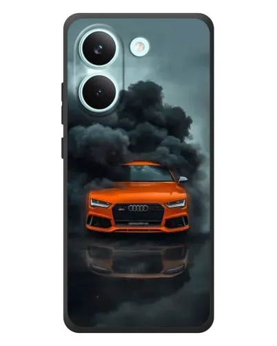 Чохол для Xiaomi Poco X8 Pro з картинкою «Audi у хмарах диму»