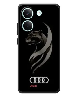 Чохол для Xiaomi Poco X8 Pro з картинкою «Графіка — пантера та Audi»