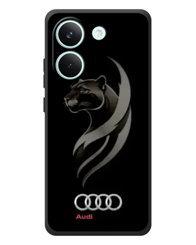 Чохол для Xiaomi Poco X8 Pro з картинкою «Графіка — пантера та Audi»
