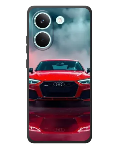 Чохол для Xiaomi Poco X8 Pro з картинкою «Audi RS — червоний стиль»