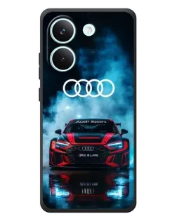 Чохол для Xiaomi Poco X8 Pro з картинкою «Audi Sport — неон»