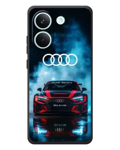 Чохол для Xiaomi Poco X8 Pro з картинкою «Audi Sport — неон»