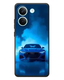 Чохол для Xiaomi Poco X8 Pro з картинкою «Audi — блакитна енергія»