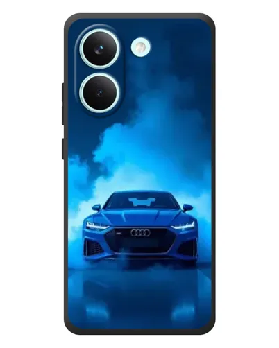 Чохол для Xiaomi Poco X8 Pro з картинкою «Audi — блакитна енергія»
