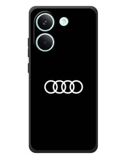 Чохол для Xiaomi Poco X8 Pro з картинкою «Audi White Logo»