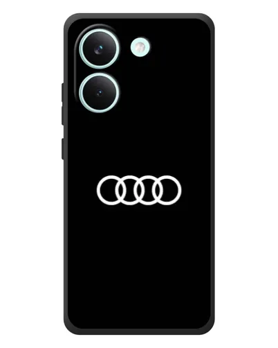 Чохол для Xiaomi Poco X8 Pro з картинкою «Audi White Logo»
