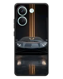 Чохол для Xiaomi Poco X8 Pro з картинкою «Lamborghini золоті лінії» Чохол для Xiaomi Poco X8 Pro з картинкою «Lamborghini золоті лінії»