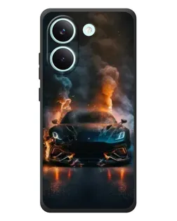 Чохол для Xiaomi Poco X8 Pro з картинкою «Lamborghini димна естетика»