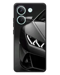 Чохол для Xiaomi Poco X8 Pro з картинкою «Lamborghini фари деталізація»