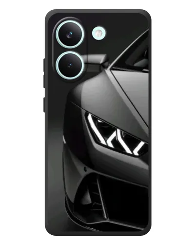 Чохол для Xiaomi Poco X8 Pro з картинкою «Lamborghini фари деталізація»