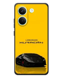Чохол для Xiaomi Poco X8 Pro з картинкою «Lamborghini Huracan чорний»