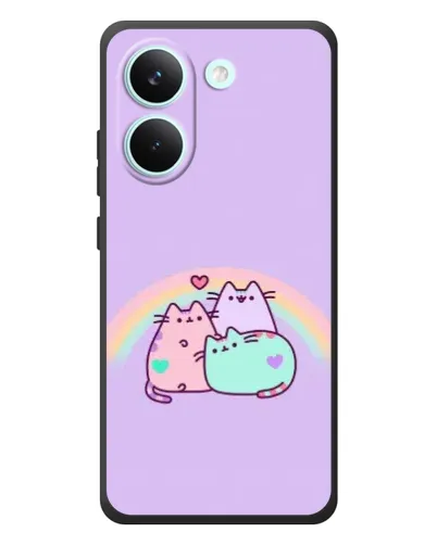Чохол для Xiaomi Poco X8 Pro з картинкою «Веселкові Пушини»