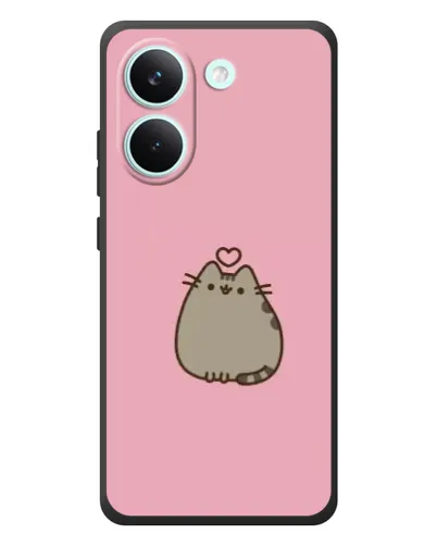 Чохол для Xiaomi Poco X8 Pro з картинкою «Pusheen серце»