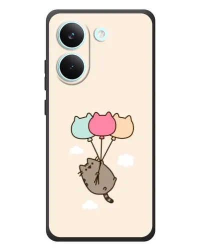 Чехол для Xiaomi Poco X8 Pro с картинкой «Пушин на шариках» Чехол для Xiaomi Poco X8 Pro с картинкой «Пушин на шариках»