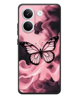 Чехол для Xiaomi Poco X8 Pro с картинкой «Бабочка в дыму»