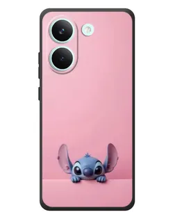 Чехол для Xiaomi Poco X8 Pro с картинкой «Stitch выглядывает»