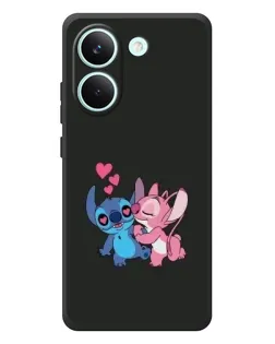 Чехол для Xiaomi Poco X8 Pro с картинкой «Анжел целует Стича»